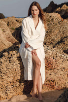 Mayla Şal Yaka Unisex Bornoz