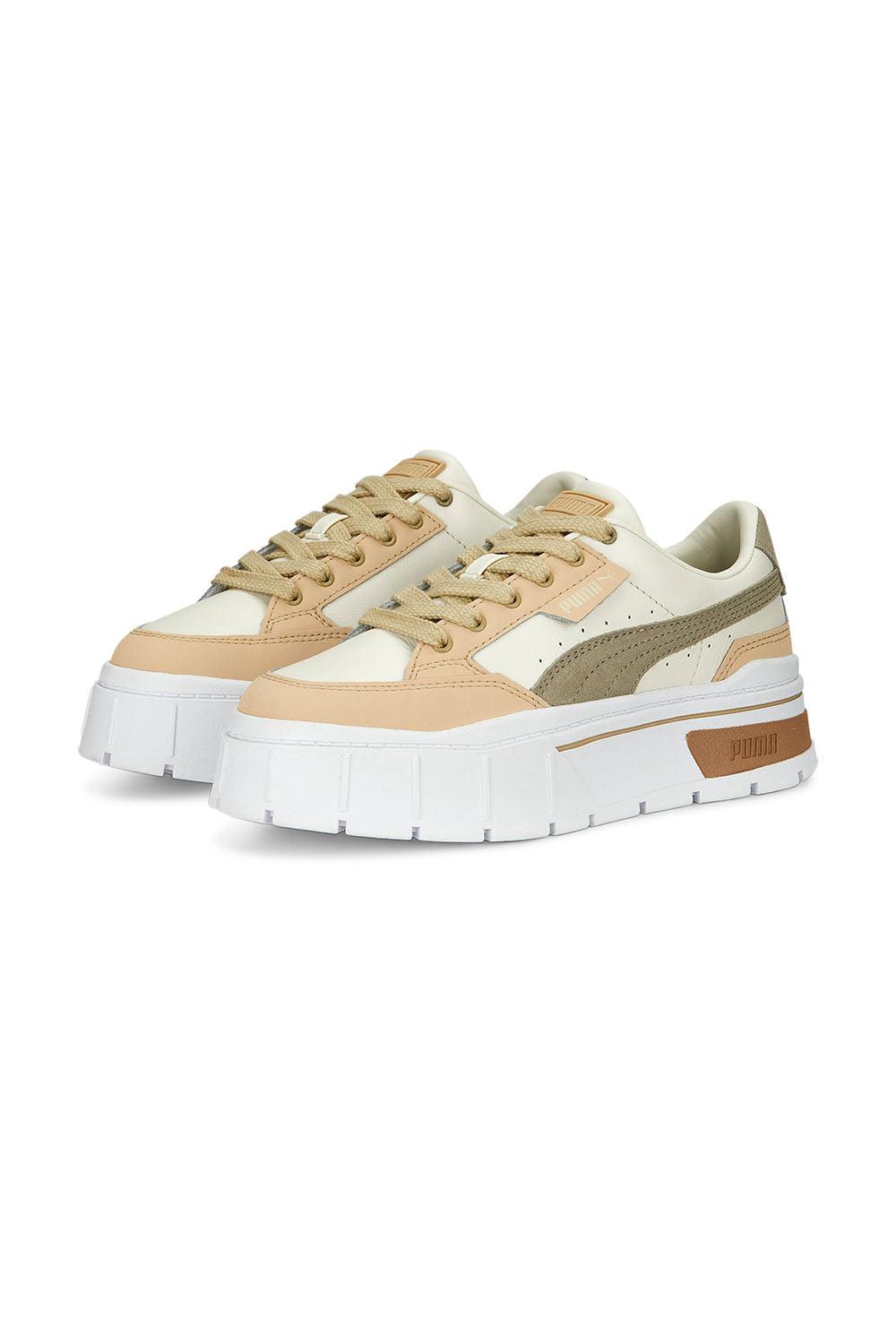 Puma | Mayze Stack Luxe Wns Whisper White Pale 1 | Milagron