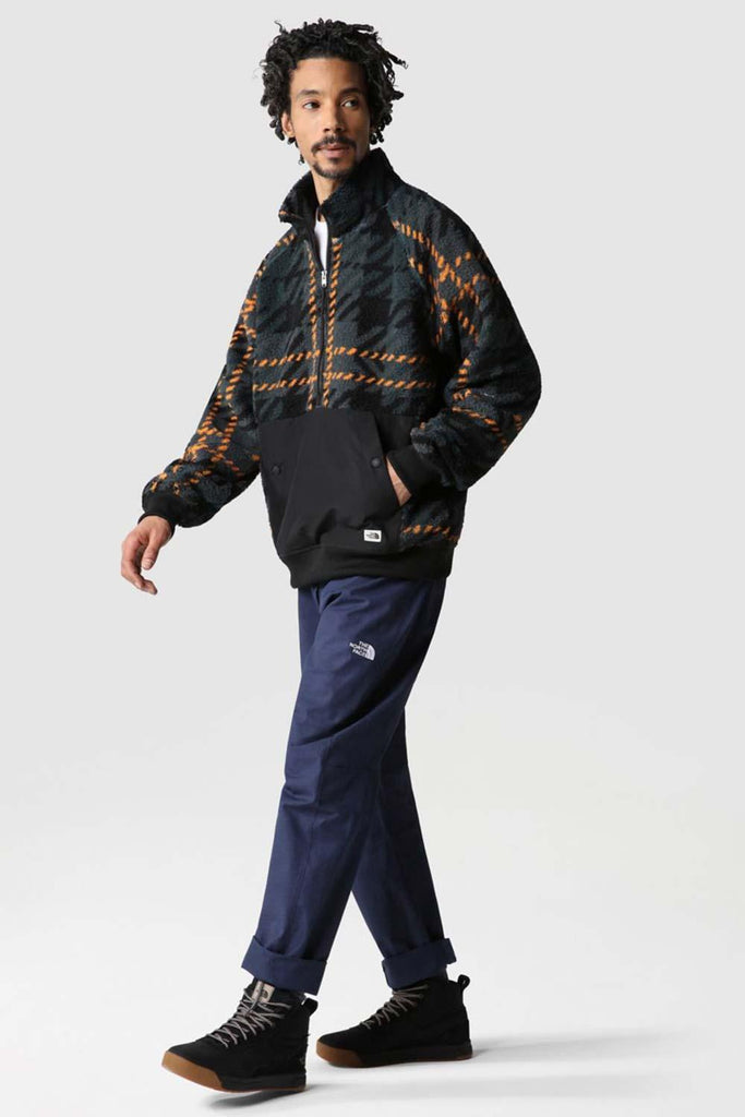 The North Face | Men Printed Ridge Fleece Quarter Zip | Milagron