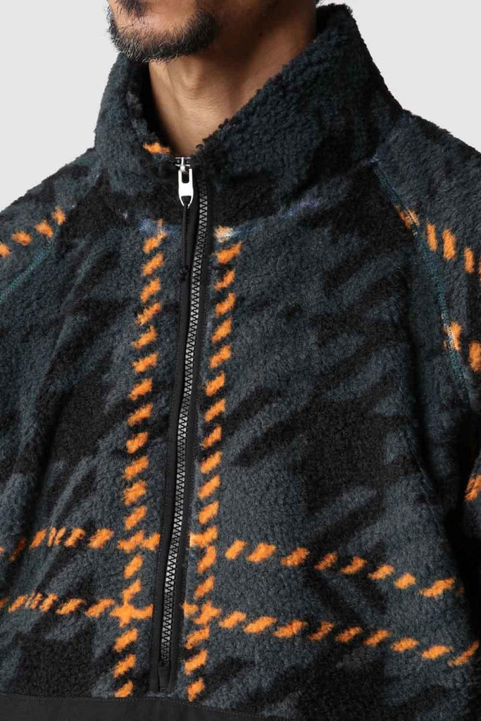 The North Face | Men Printed Ridge Fleece Quarter Zip 3 | Milagron