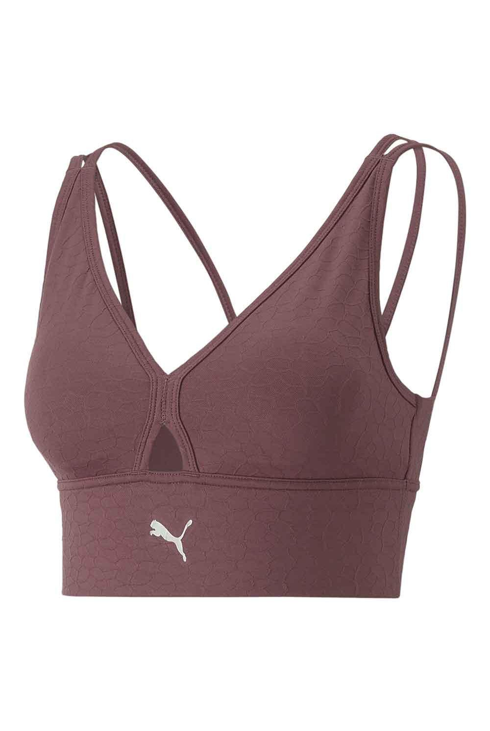 Puma | Mid Impact Flawless Bra Dusty Plum 1 | Milagron