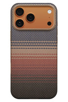 Military-Grade Iphone 17 Pro Magsafe Uyumlu Aramid Fiber Kılıf Sunset