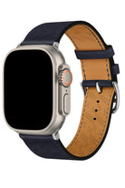 Apple Watch Uyumlu Multi Hole Deri Kordon Mingblau