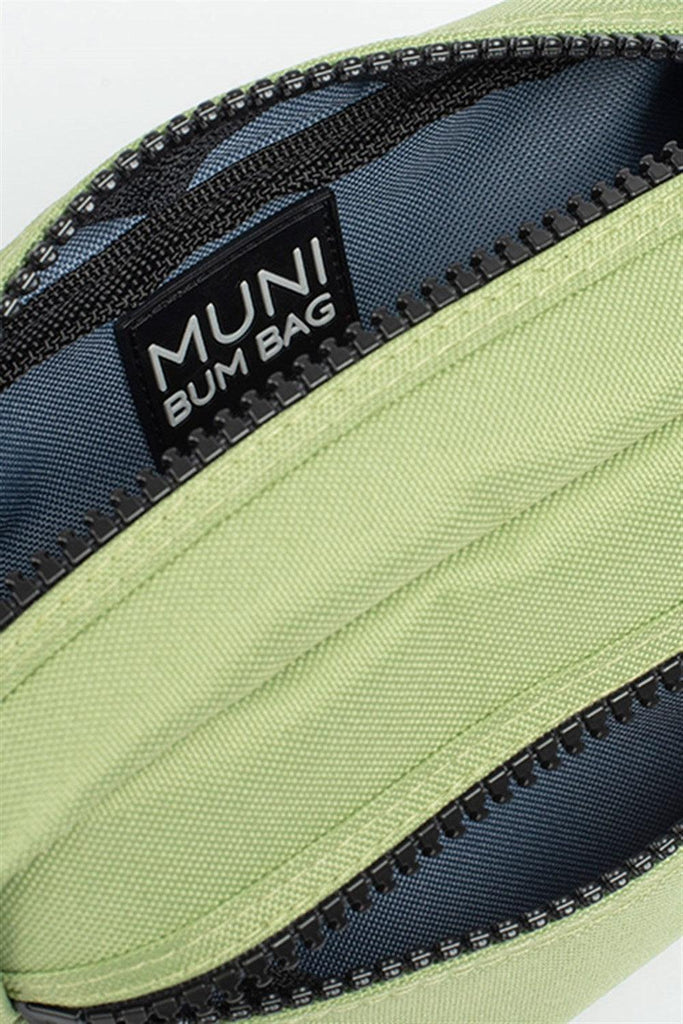 Muni Bum Bag | Mini Mu Nile Green Single Bumbag | Milagron