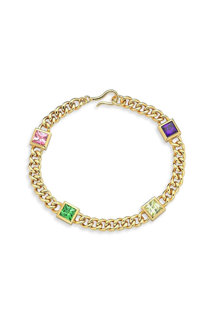 Jurome | Mix Colored Chain Bracelet | Milagron