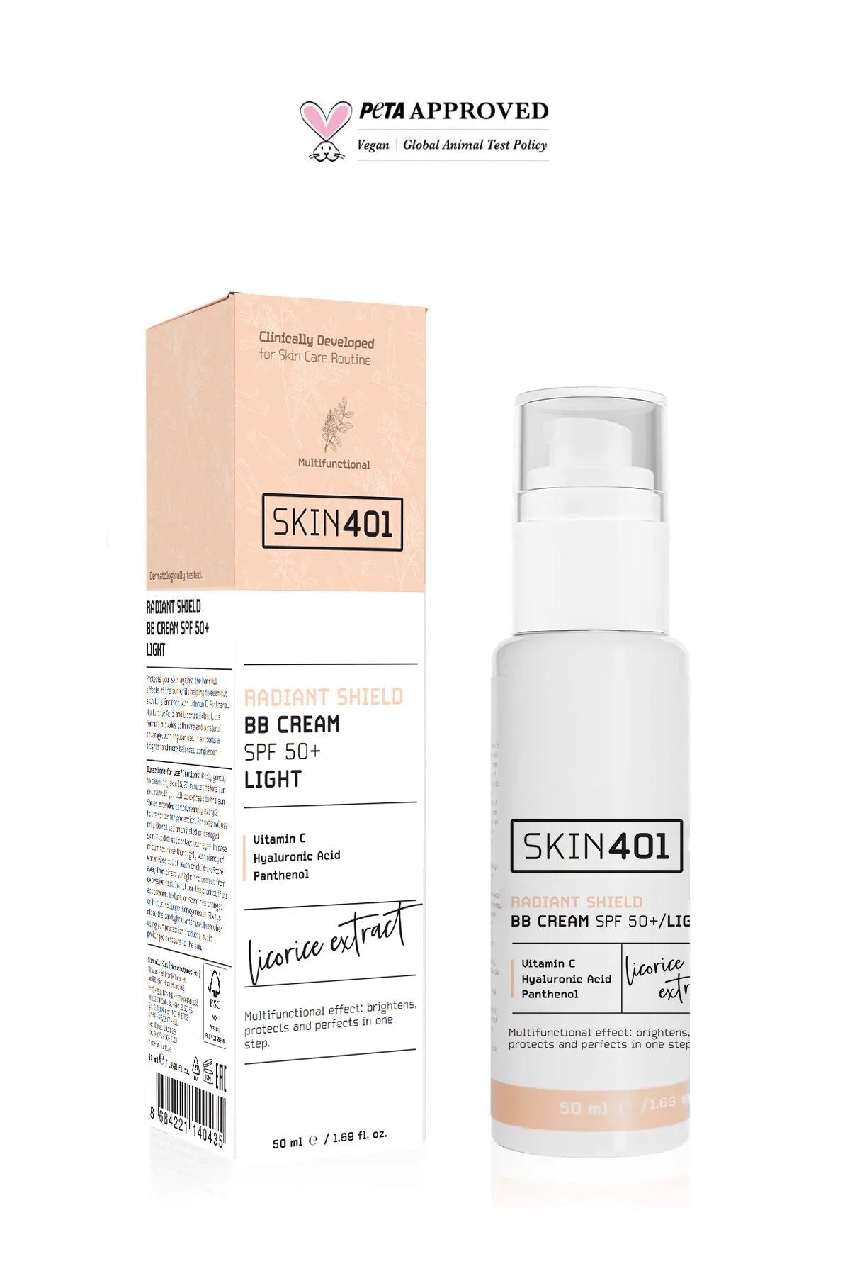 Multi-Fonksiyonel Aydınlatıcı Bb Krem Spf 50+ / Açık Cilt Tonu 50Ml (Light Tone)