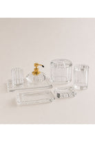 Memonza-Myra Kristal Banyo Complete Set Gold - 7 Parça-Banyo Düzenleyicileri-1-Milagron.com