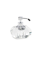 Memonza-Myra Kristal Banyo Complete Set, 7 Parça, Gümüş-Banyo Düzenleyicileri-2-Milagron.com