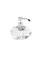 Memonza-Myra Kristal Banyo Core Set, 4 Parça, Gümüş-Banyo Düzenleyicileri-2-Milagron.com