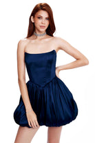 Esotte-Myrcella Lacivert Balon Elbi̇se-Elbise-1-Milagron.com