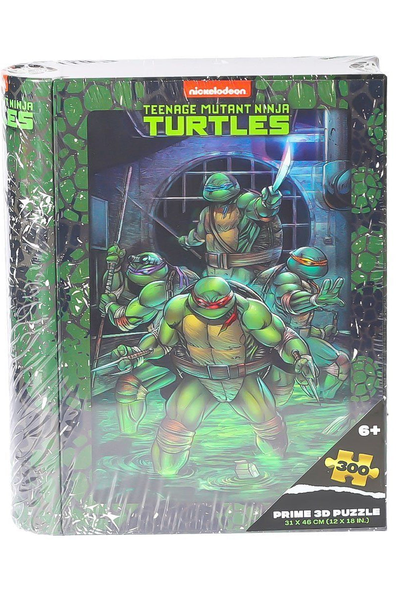 Prime 3D Prm 35642 Prime 3 D Teenage Mutant Ninja Turtles 300 Parça Puzzle Necotoys 3D Puzzle | Milagron 