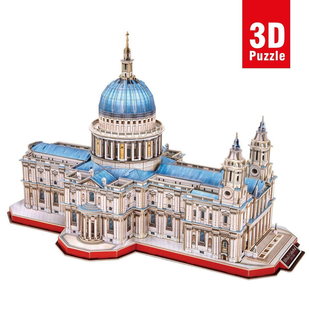 Cubic Fun Mc270 Cubic Fun Aziz Paul Katedrali (Büyük Boy Ve Iç Görünümlü) 643 Parça / 3 Boyutlu Puzzle Puzzle | Milagron 