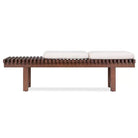 Napolyon Doğal Ahşap Izgaralı Bench