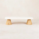 Napolyon Doğal Ahşap Konik Bench