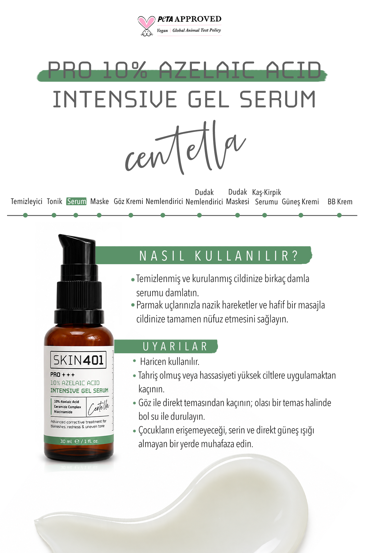  Pro %10 Azelaic Acid Intensive Gel Serum