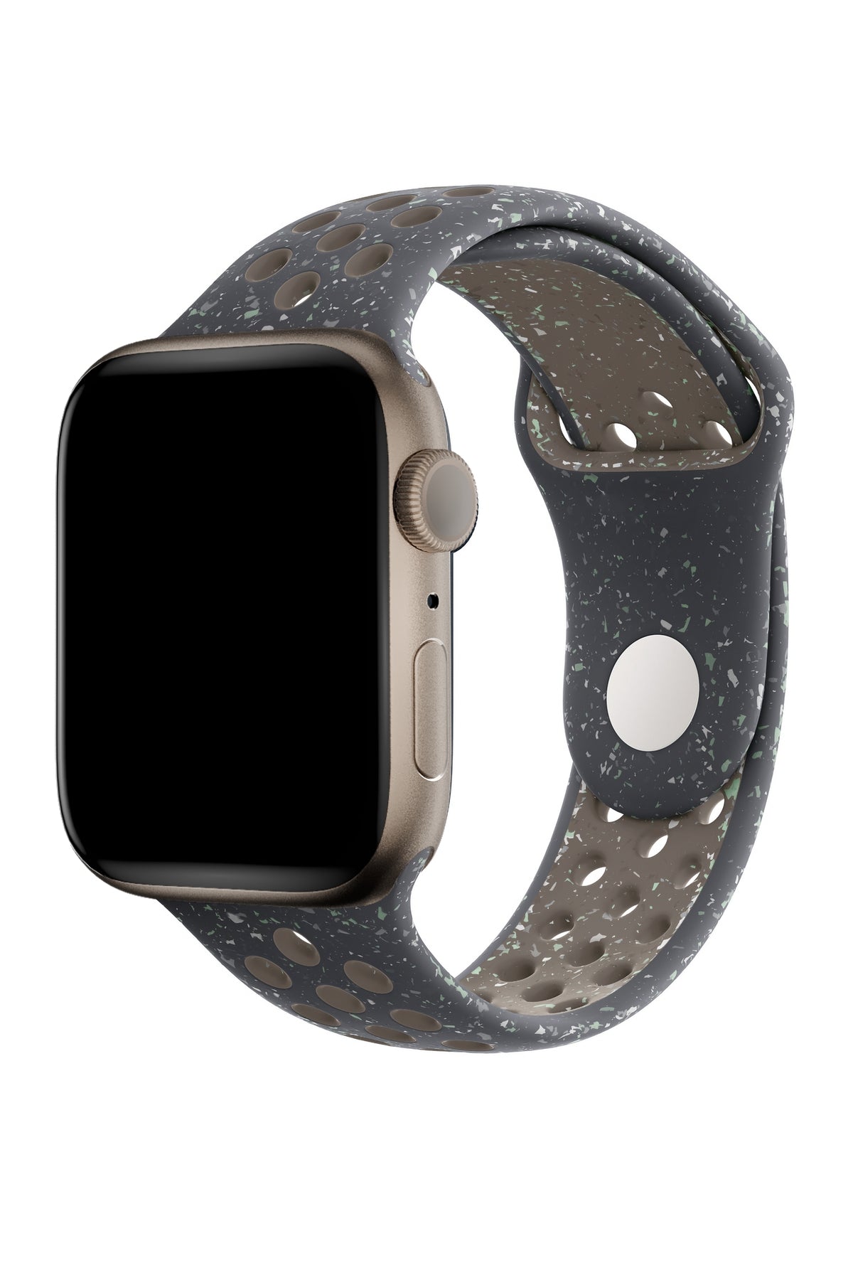 Apple Watch Uyumlu Silikon Delikli Spor Kordon Noct