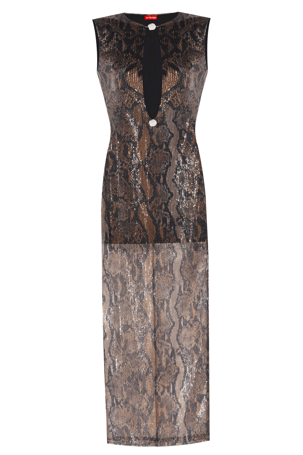 Borgia Dekolteli Uzun Elbise - 1