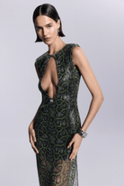 Borgia Dekolteli Uzun Elbise - 2