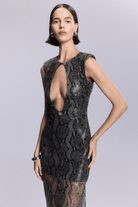 Borgia Dekolteli Uzun Elbise - 2