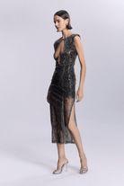 Borgia Dekolteli Uzun Elbise - 3