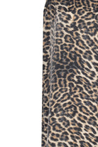 no'design-Boyundan Bağlamalı Cepli Mini Saten Leopar Desenli Elbise-Elbise-4-Milagron.com