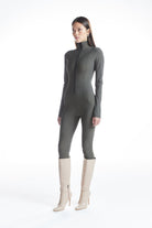 no'design-Fermuarlı Lastik Paça Detaylı Nervür Dikişli Tulum-Tulum-4-Milagron.com