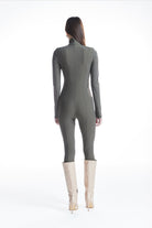 no'design-Fermuarlı Lastik Paça Detaylı Nervür Dikişli Tulum-Tulum-5-Milagron.com