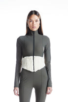 no'design-Fermuarlı Teddy Korse-Top-1-Milagron.com