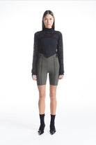 no'design-Karyoka Detaylı Bicker Şort-Şort-1-Milagron.com