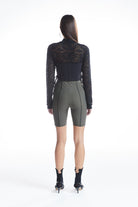 no'design-Karyoka Detaylı Bicker Şort-Şort-6-Milagron.com