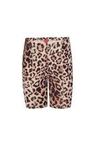 no'design-Karyoka Dikişli Leopar Desenli Bicker Şort-Şort-2-Milagron.com