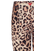 no'design-Karyoka Dikişli Leopar Desenli Bicker Şort-Şort-5-Milagron.com