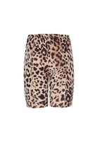 no'design-Karyoka Dikişli Leopar Desenli Bicker Şort-Şort-7-Milagron.com