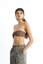 no'design-Ön Büzgü Detaylı Straplez Büstiyer-Büstiyer-1-Milagron.com