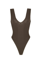 no'design-Önü V Yaka Dekolteli Bodysuit-Bodysuit-1-Milagron.com