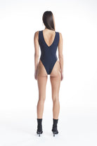 no'design-Önü V Yaka Dekolteli Bodysuit-Bodysuit-4-Milagron.com