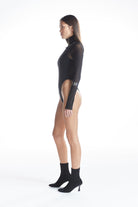 no'design-Transparan Balıkçı Yaka Bodysuit-Bodysuit-4-Milagron.com