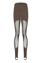 no'design-Transparan Detaylı Asimetrik Kesim Lastik Paça Tayt-Tayt-6-Milagron.com