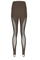 no'design-Transparan Detaylı Asimetrik Kesim Nervür Dilişli Lastik Paça Tayt-Tayt-2-Milagron.com