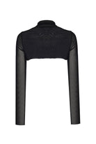 no'design-Trasnparan İspanyol Kol Bolero-Top-6-Milagron.com