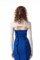 no'design-Uzun Balıkçı Yaka Triko Bolero-Top-5-Milagron.com