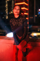 no'design-Yandan Bağcıklı Korse Detaylı Sweatshirt-Sweatshirts & Hoodies-2-Milagron.com