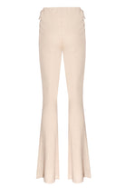 no'design-Yanları Büzgü Detaylı İspanyol Paça Pantolon-Pantolon-6-Milagron.com