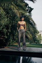 no'design-Yüksek Bel Ve Beli Lastikli Leopar Desenli̇ Bol Saten Pantolon-Pantolon-3-Milagron.com