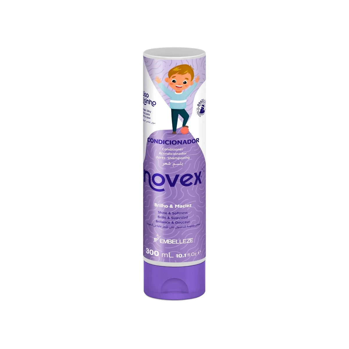 Novex Super Silky - Düz Saçlı Çocuklar İçin Nemlendirici Saç Kremi 300ml