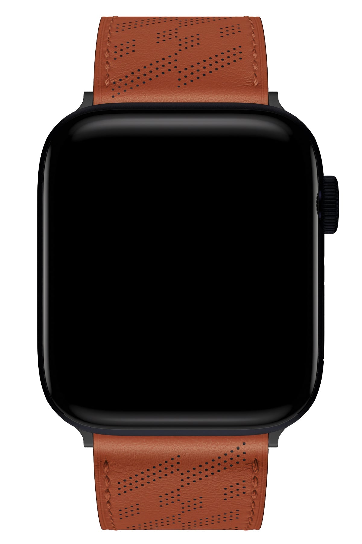 Apple Watch Uyumlu Multi Hole Deri Kordon Ocre
