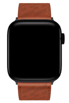Apple Watch Uyumlu Multi Hole Deri Kordon Ocre