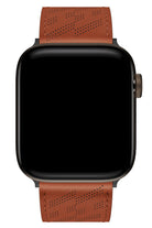 Apple Watch Uyumlu Multi Hole Deri Kordon Ocre