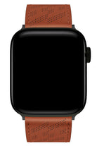 Apple Watch Uyumlu Multi Hole Deri Kordon Ocre