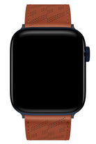 Apple Watch Uyumlu Multi Hole Deri Kordon Ocre